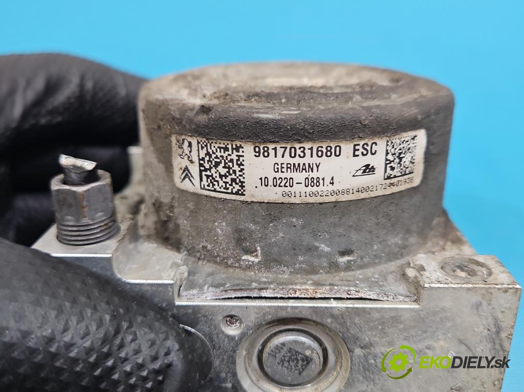 Peugeot 301 1.6 hdi 99 HP manual 73 kW 1560 cm3 4- čerpadlo abs 98717031680 (Pumpa ABS)