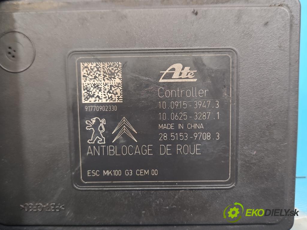 Peugeot 301 1.6 hdi 99 HP manual 73 kW 1560 cm3 4- čerpadlo abs 98717031680 (Pumpa ABS)