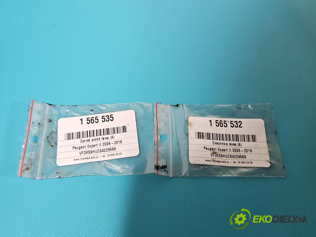 Peugeot Expert II 2006-2016 1.6 hdi 90 hp manual 66 kW 1560 cm3 5- brzdič přední levý  (Klika dveří ostatní)