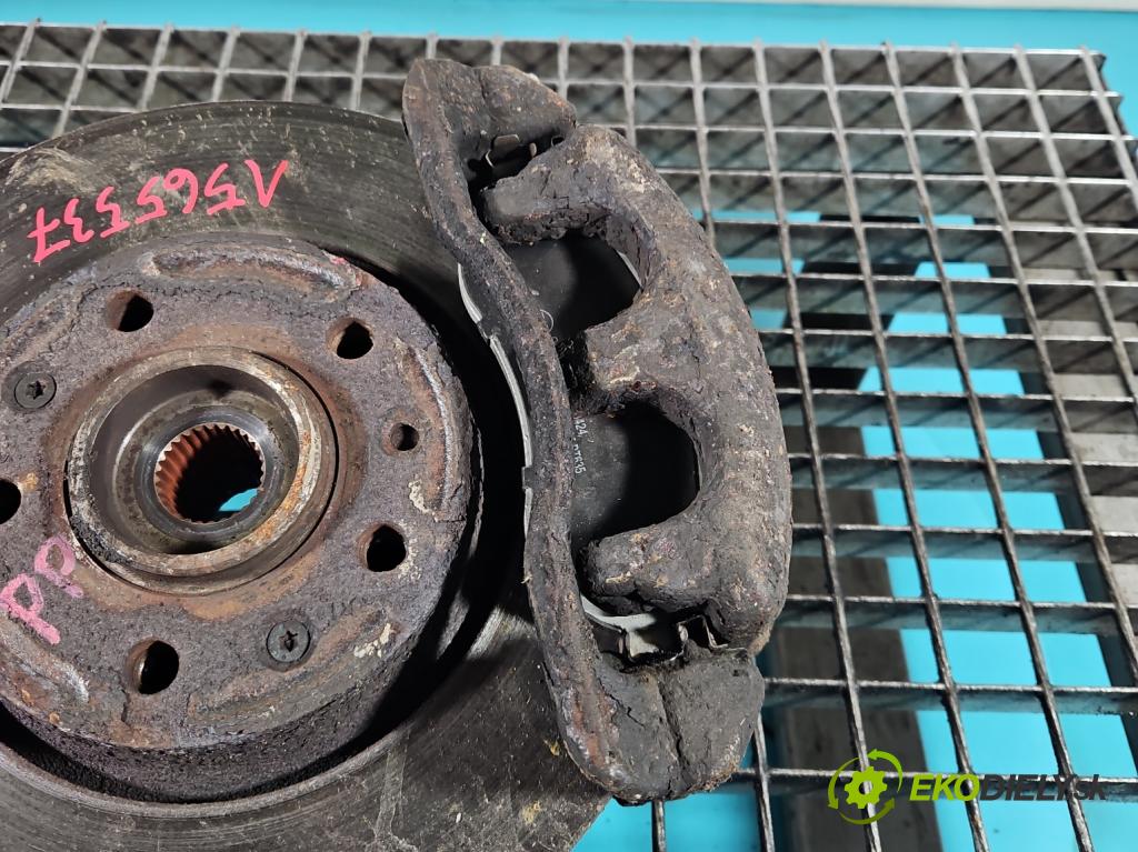 Peugeot Expert II 2006-2016 1.6 hdi 90 HP manual 66 kW 1560 cm3 5- brzdič predné pravý  (Kľučka dverí ostatné)