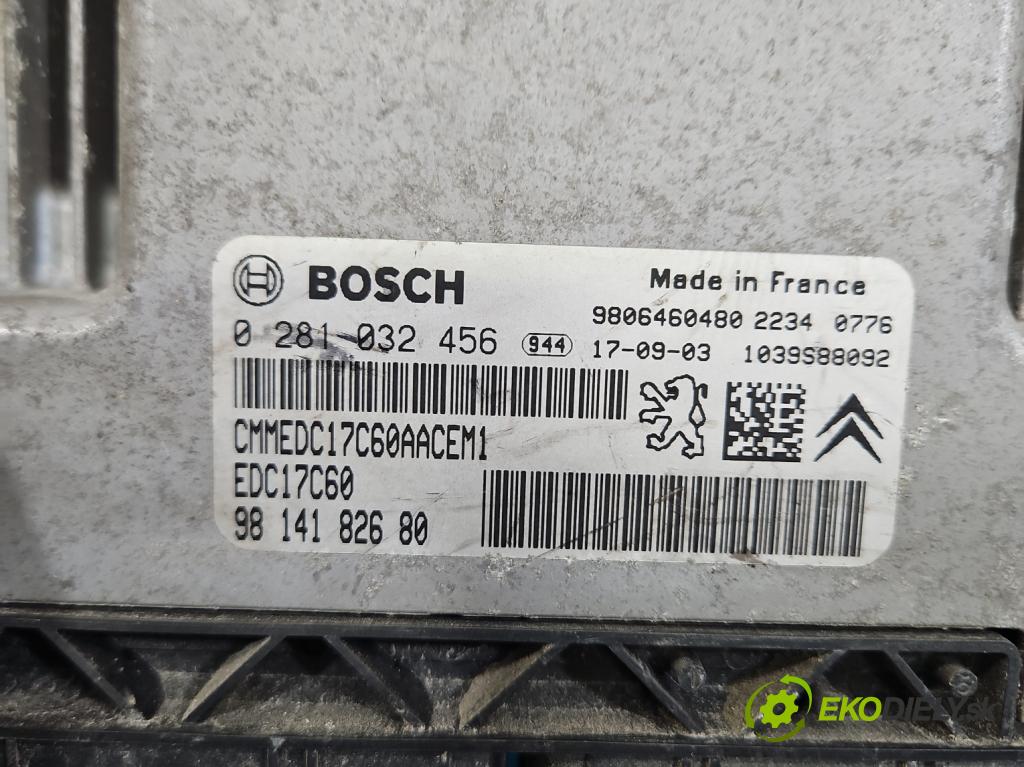 Peugeot 301 1.6 hdi 99 HP manual 73 kW 1560 cm3 4- riadiaca jednotka motora 0281032456