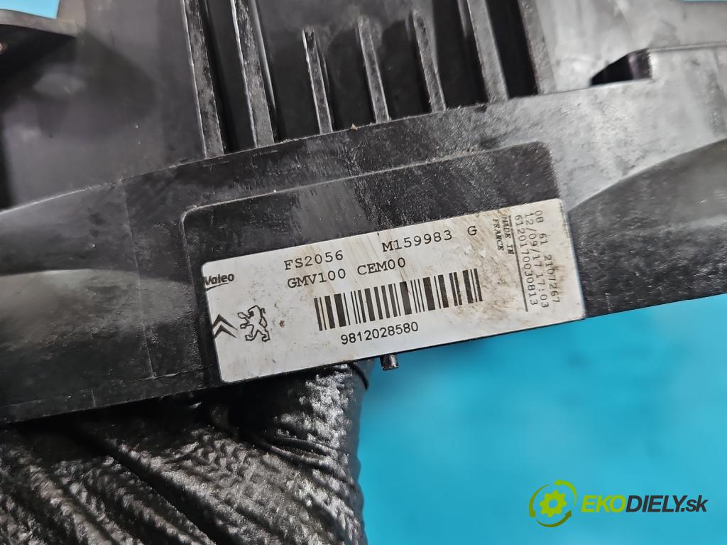 Peugeot 301 1.6 hdi 99 HP manual 73 kW 1560 cm3 4- Ventilátor chladiča 9812028580