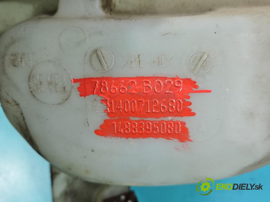 Peugeot Expert II 2006-2016 1.6 hdi 90 hp manual 66 kW 1560 cm3 5- nádržka tekutina: ostřikovačů 1400712680