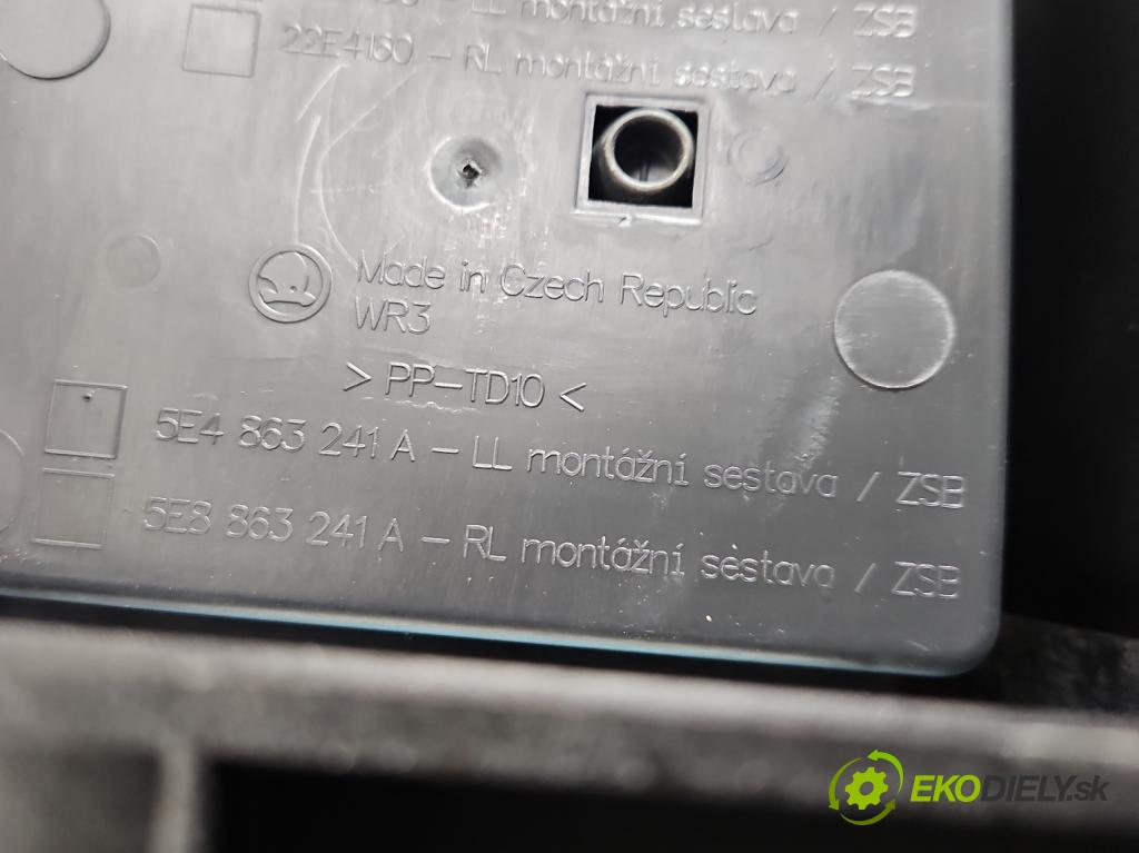 Skoda Octavia IV 2019- 2.0 TDI 116 HP manual 85 kW 1968 cm3 5- operadlo 5E3862531A (Lakťová opierka)