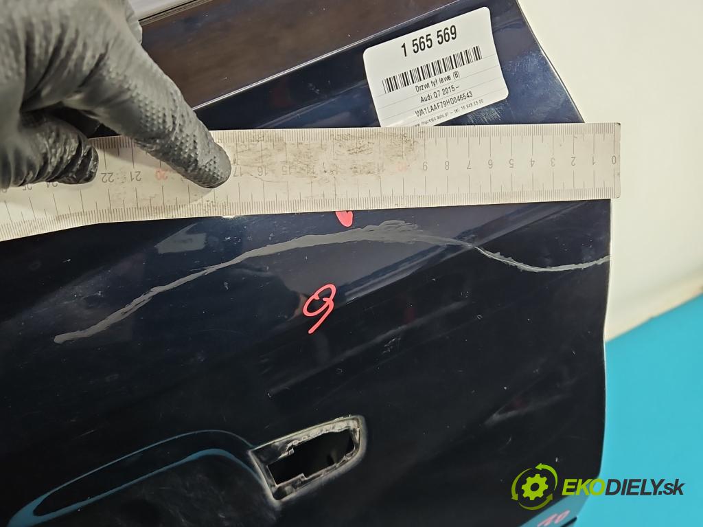 Audi Q7 2015- 3.0 TFSI CRE 333KM: automatic 245 kW 2995 cm3 5- dveře zadní levé  (Klika dveří ostatní)