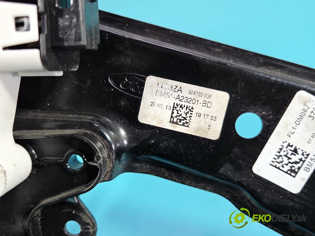 Ford Focus Mk3 2010-2018 1.6 tdci 105 HP manual 77 kW 1560 cm3 5- mechanizmus okna predné ľavý A65064-110