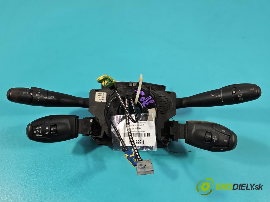 Peugeot 307 2.0 hdi 90 hp manual 66 kW 1997 cm3 5- Přepínač sdružený 96439233XT (Páčky pod volantem)