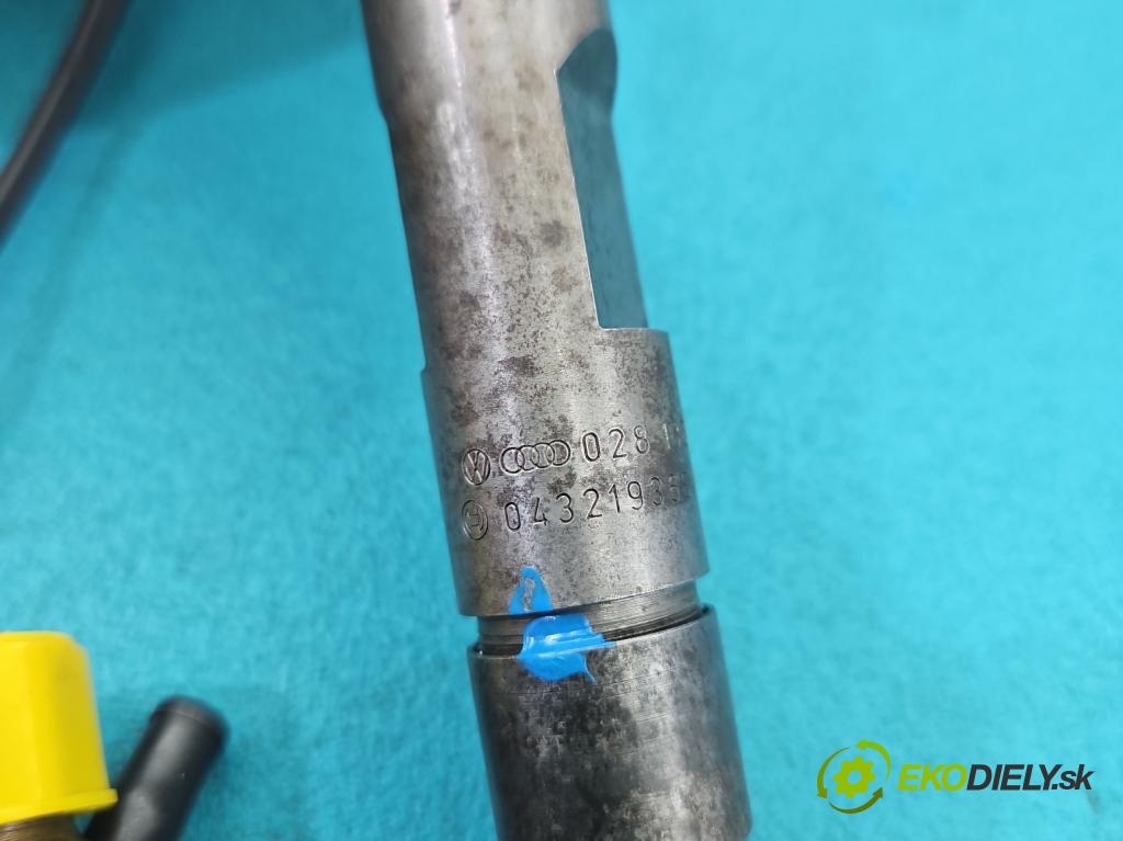 Vw Caddy II 9K 1996-2004 1.9 sdi 64 HP manual 47 kW 1896 cm3 5- vstrek 028130202S (Vstrekovač paliva)