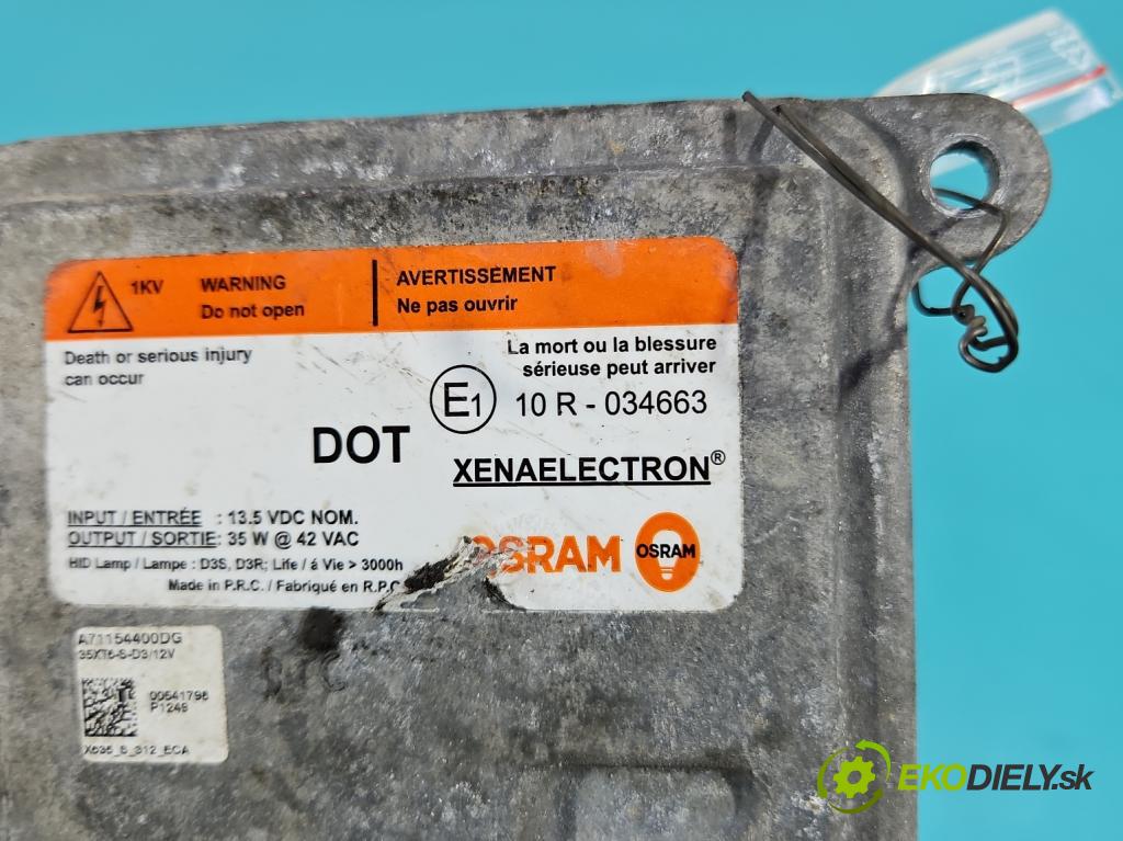 Ford Focus Mk3 2010-2018 1.6 tdci 105 HP manual 77 kW 1560 cm3 5- střídač: xenon A71154400DG (Riadiaca jednotka xenónu)