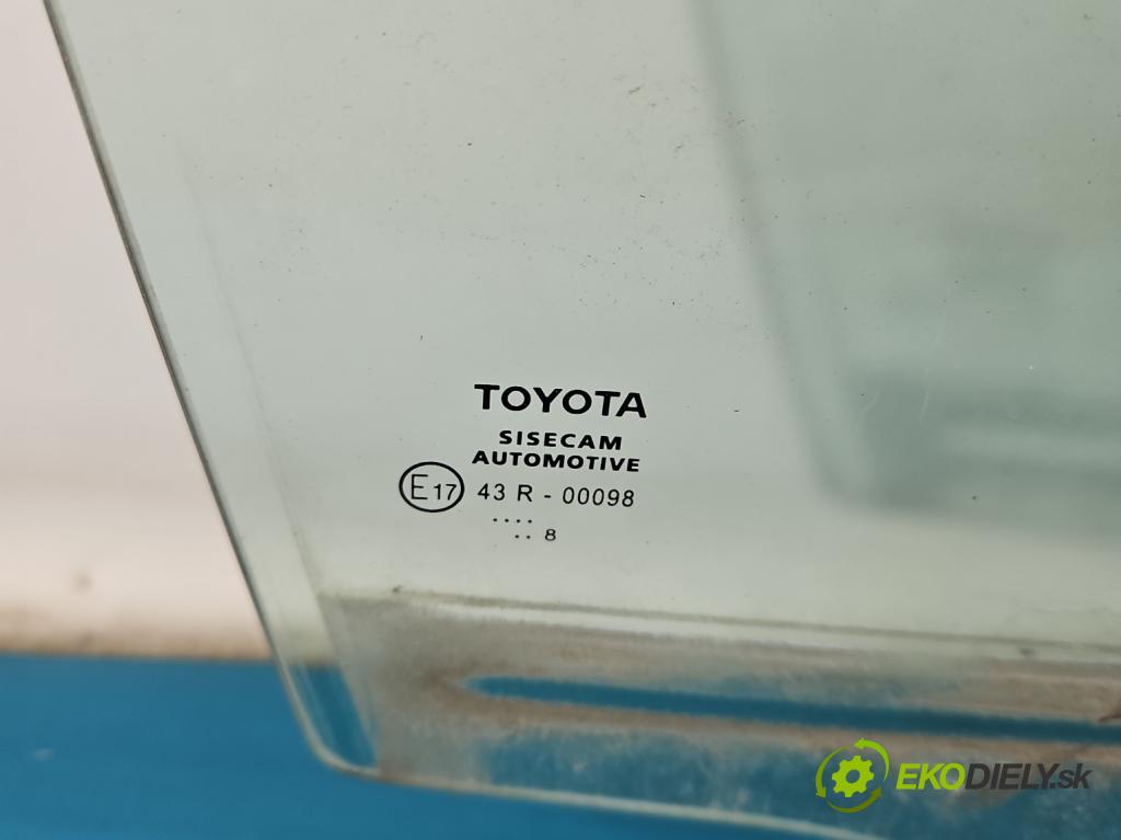Toyota Corolla E16/E18 2013-2019 1.6 16V 132 HP manual 97 kW 1598 cm3 4- sklo dvere predné pravé