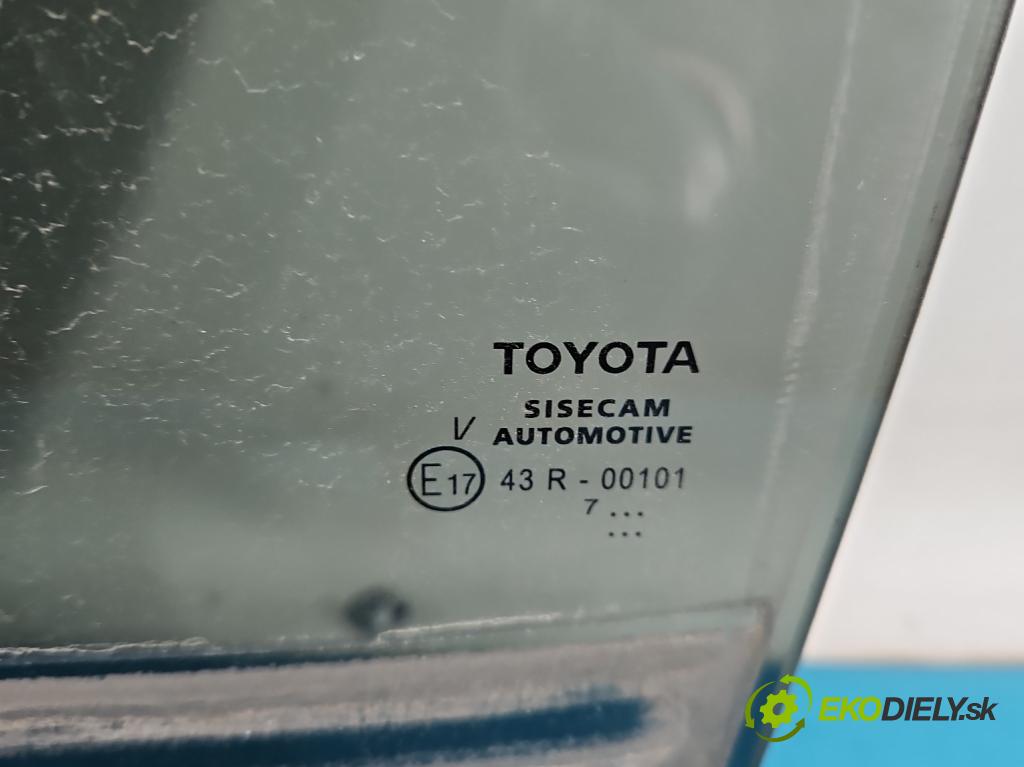 Toyota Corolla E16/E18  2013-2019 1.6 16V 132 hp manual 97 kW 1598 cm3 4- sklo dveře zadní levé
