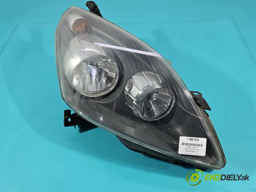 Opel Zafira B 2005-2014 1.9 cdti 120 hp manual 88 kW 1910 cm3 5- světlo pravý 13252473RH (Pravé přední světlo)