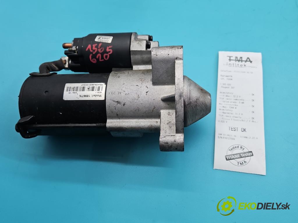 Peugeot 307 2.0 hdi 90 hp manual 66 kW 1997 cm3 5- startér:  (Startér)