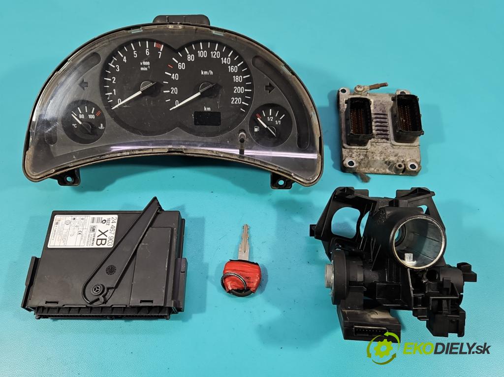 Opel Corsa C 2000-2006 1.0 12V 58 HP manual 43 kW 973 cm3 5- riadiaca jednotka motora 24443795