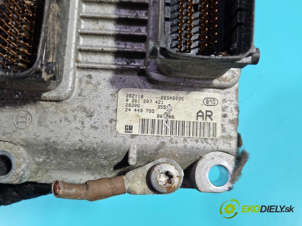 Opel Corsa C 2000-2006 1.0 12V 58 HP manual 43 kW 973 cm3 5- riadiaca jednotka motora 24443795