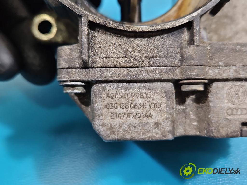 Vw Golf plus 1.9 tdi 105 hp manual 77 kW 1896 cm3 5- škrticí klapka 03G128063C (Škrticí klapka)