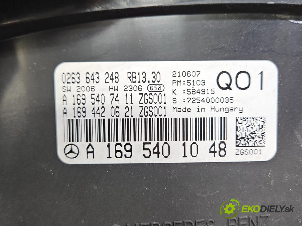 Mercedes B W245 2005-2011 2.0 cdi 140 HP automatic 103 kW 1992 cm3 5- prístrojovka/ budíky A1695401048 (Prístrojová doska)