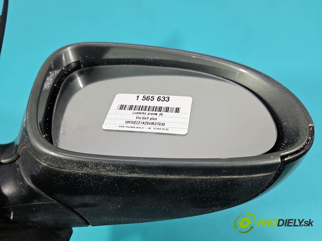 Vw Golf plus 1.9 tdi 105 HP manual 77 kW 1896 cm3 5- zrkadlo pravé  (Kľučka dverí ostatné)