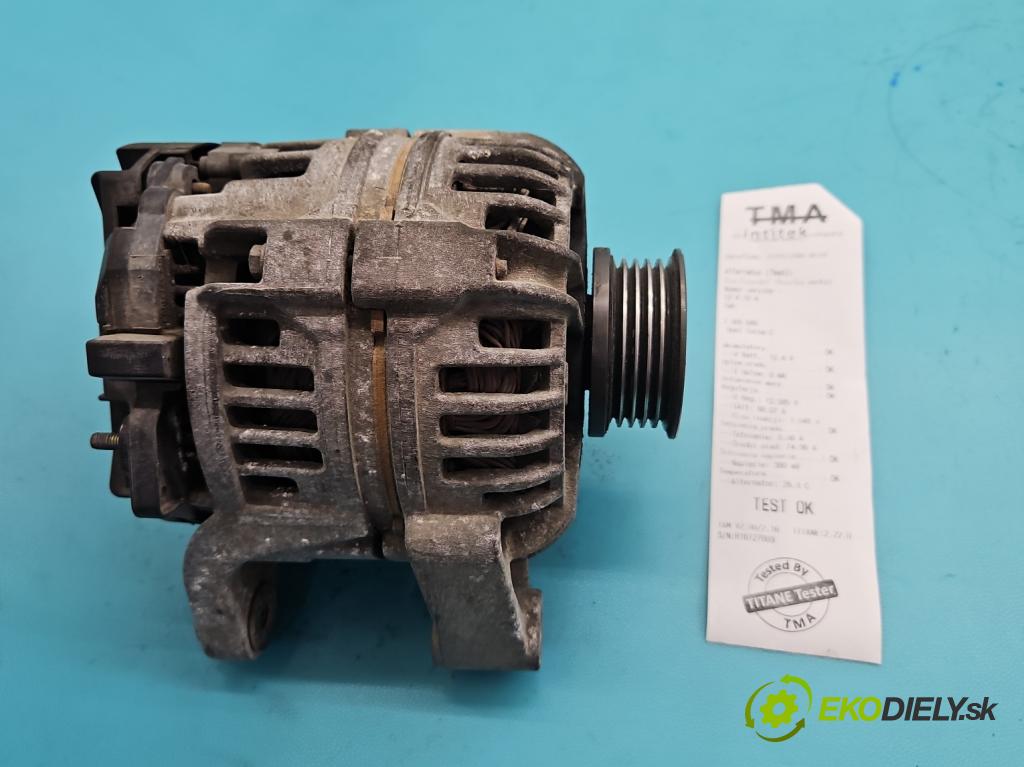 Opel Corsa C 2000-2006 1.0 12V 58 HP manual 43 kW 973 cm3 5- Alternator 0124225018 (Alternátor)