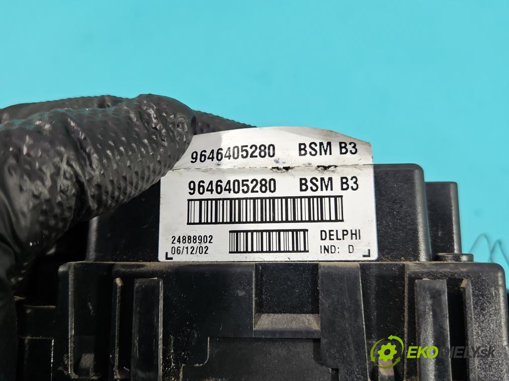 Peugeot 307 2.0 hdi 90 hp manual 66 kW 1997 cm3 5- řídící jednotka 9646405280