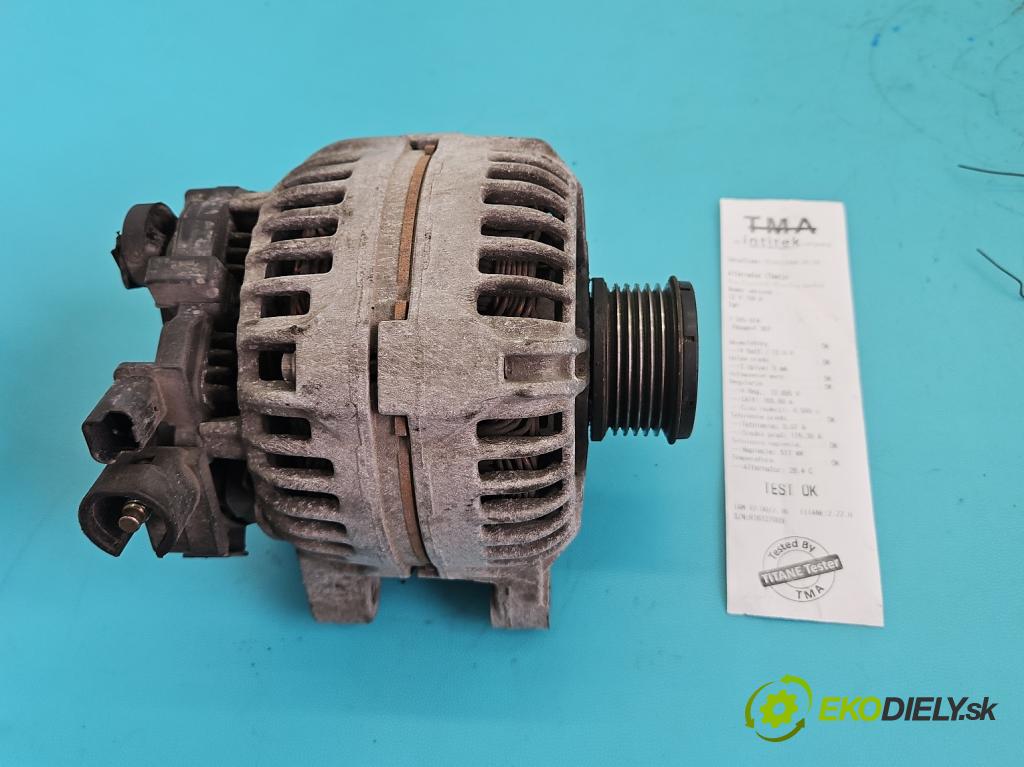 Peugeot 307 1.6 hdi 90 HP manual 66.2 kW 1560 cm3 5- Alternator 9646321880 (Alternátor)