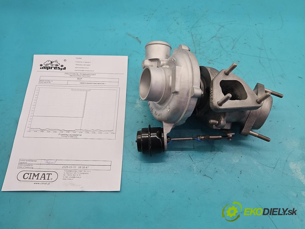 Ssangyong Rexton I 2001-2017 2.7 XDI 165 HP automatic 121 kW 2696 cm3 5- turbodúchadlo, turbo repasovaná 742289-2