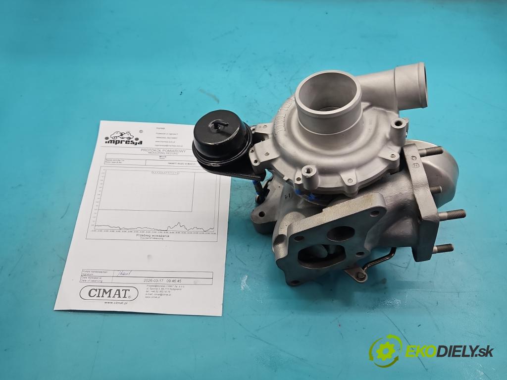 Isuzu D-Max II 2011-2019 2.5d 163 HP manual 120 kW 2499 cm3 2- turbodúchadlo, turbo repasovaná VIHM