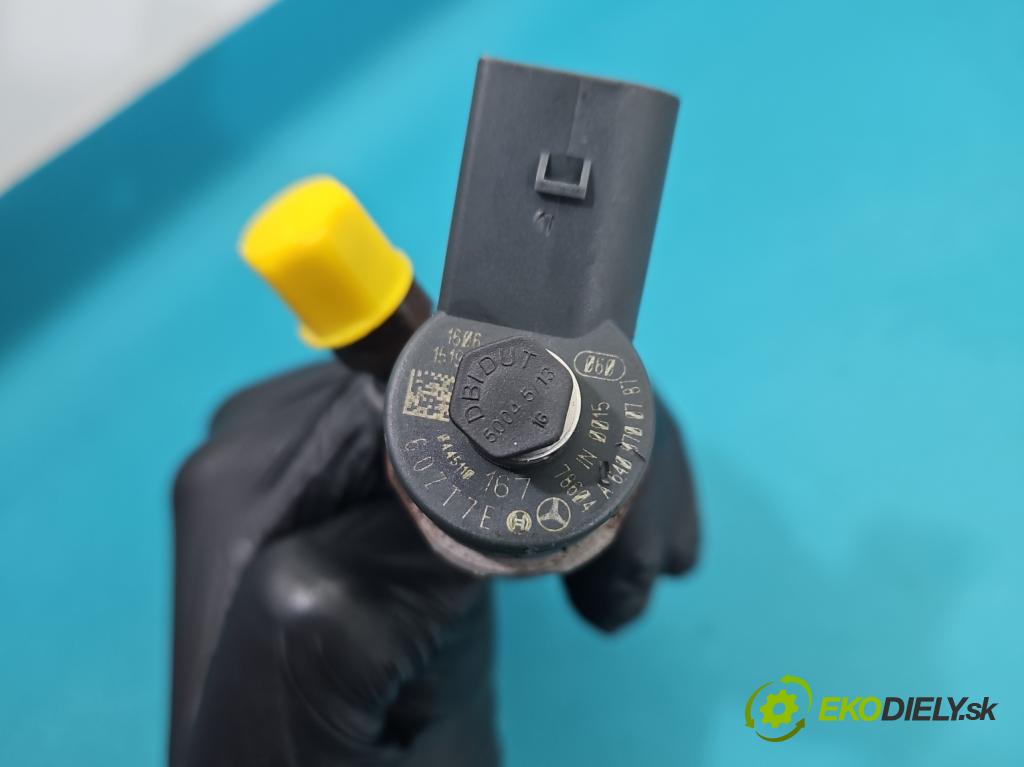 Mercedes A W169 2004-2012 2.0 CDI 82 hp manual 60 kW 1999 cm3 5- vstřikovač komplet 0445110167