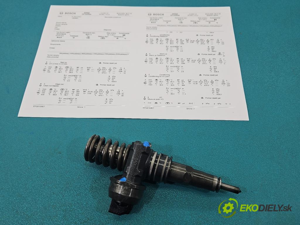 Vw Passat B5 1995-2005 1.9 tdi 131 HP automatic 96 kW 1896 cm3 5- vstrekovacie čerpadlo 0414720216 (Vstrekovač paliva)