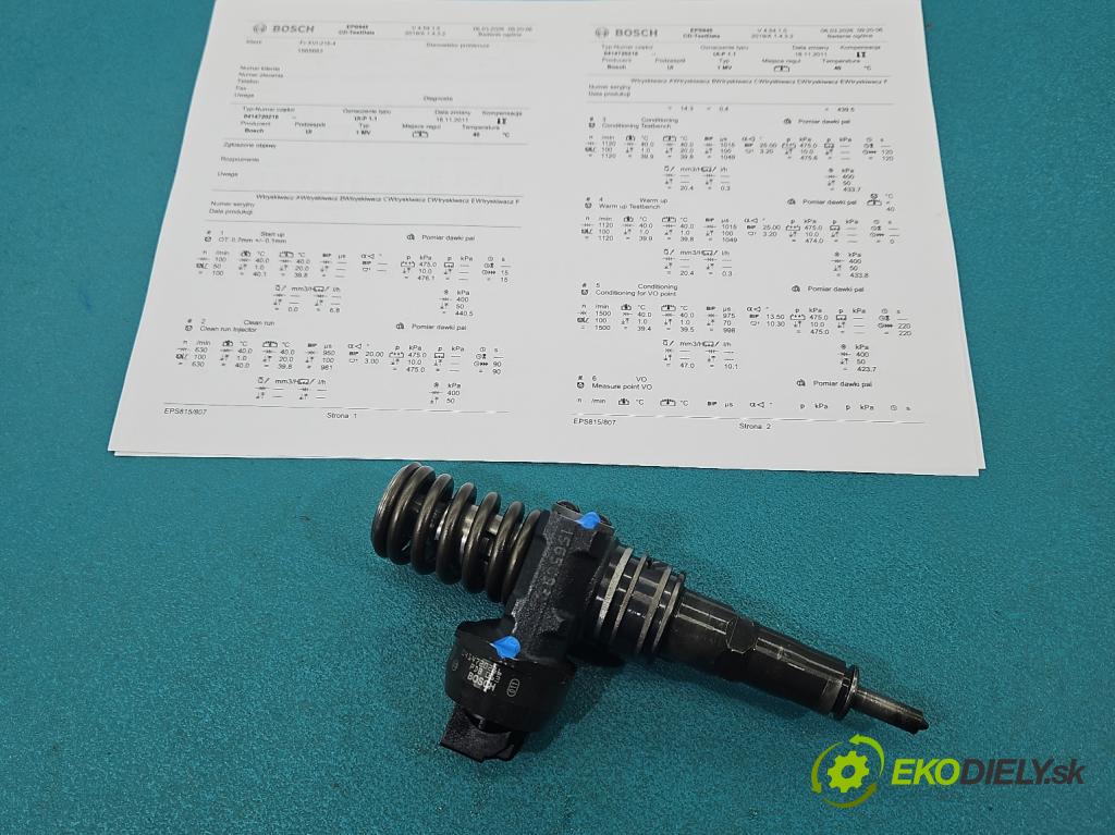 Vw Passat B5 1995-2005 1.9 tdi 131 HP automatic 96 kW 1896 cm3 5- vstrekovacie čerpadlo 0414720216 (Vstrekovač paliva)