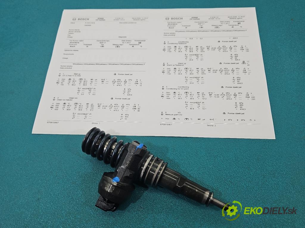 Vw Passat B5 1995-2005 1.9 tdi 131 HP manual 96 kW 1896 cm3 5- vstrekovacie čerpadlo 0414720216 (Vstrekovač paliva)