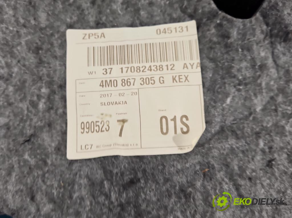 Audi Q7 2015- 3.0 TFSI 333KM: automatic 245 kW 2995 cm3 5- Tapacír: dveře zadní levé 4M0867305G