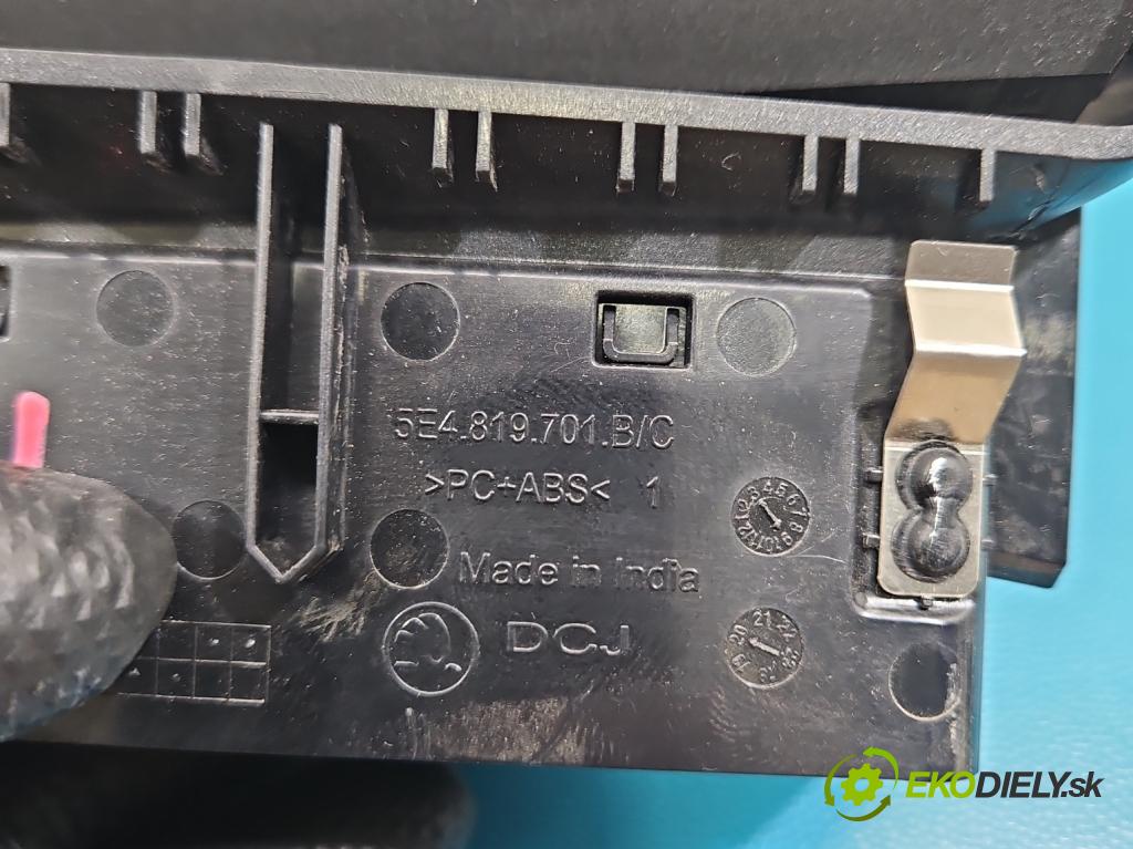 Skoda Octavia IV 2019- 2.0 TDI 116 HP manual 85 kW 1968 cm3 5- Mřížka: kúrenia ostatné 5E4819701B