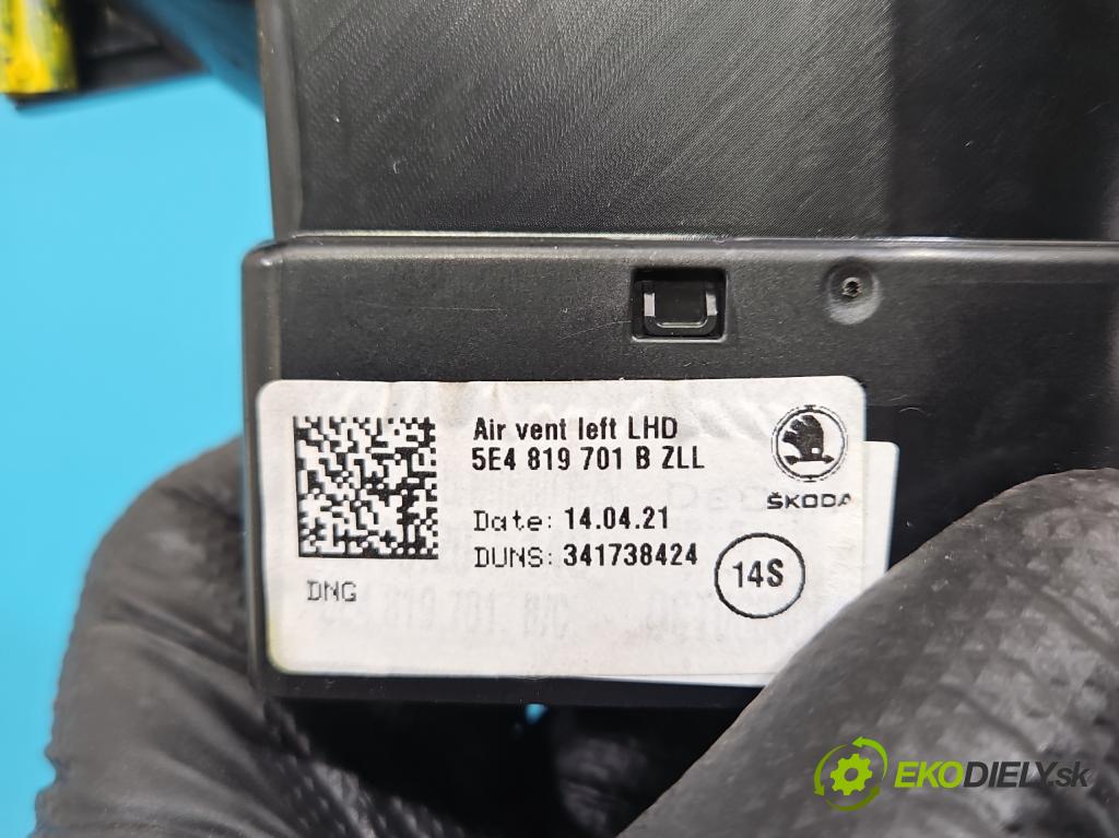 Skoda Octavia IV 2019- 2.0 TDI 116 HP manual 85 kW 1968 cm3 5- Mřížka: kúrenia ostatné 5E4819701B
