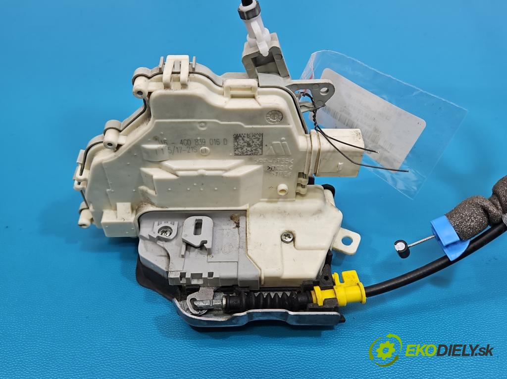 Audi Q7 2015- 3.0 TFSI 333KM: automatic 245 kW 2995 cm3 5- zámok zadné pravý 4G0839016D