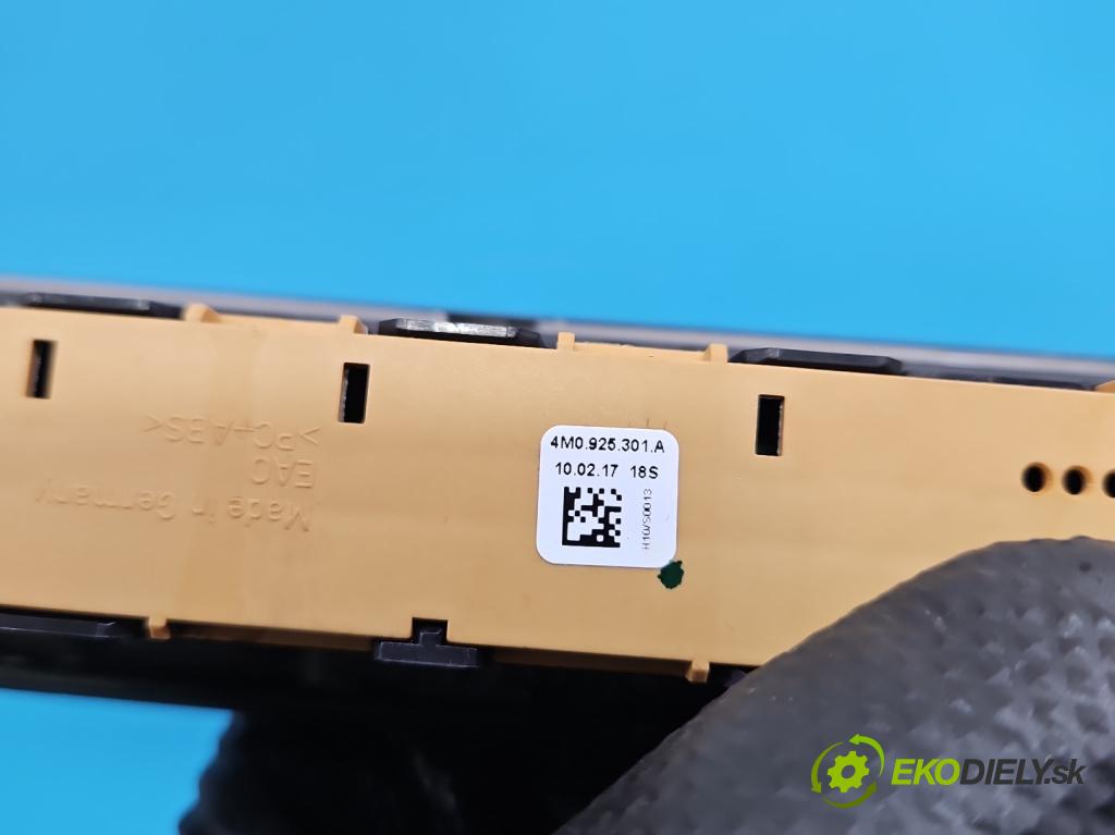 Audi Q7 2015- 3.0 TFSI 333KM: automatic 245 kW 2995 cm3 5- prepínač ostatné 4M0925301A