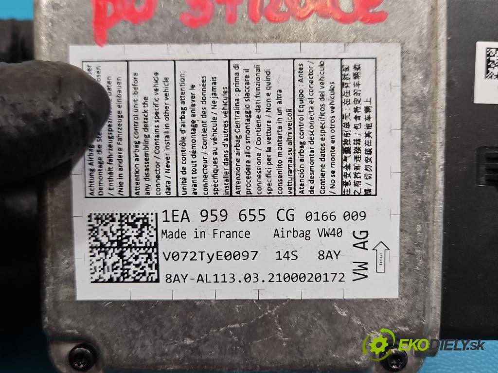 Skoda Octavia IV 2019- 2.0 TDI 116 HP manual 85 kW 1968 cm3 5- riadiaca jednotka vankúše: 1EA959655CG