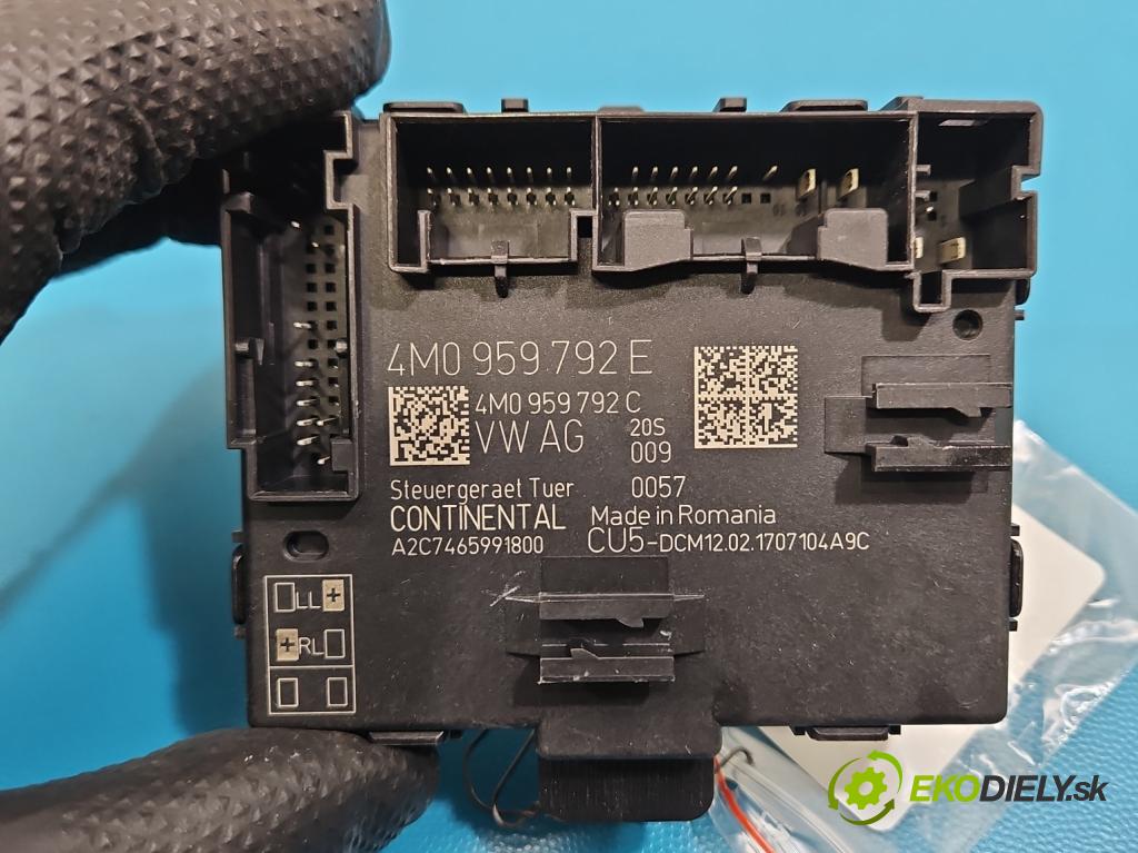 Audi Q7 2015- 3.0 TFSI CRE: 333KM: automatic 245 kW 2995 cm3 5- riadiaca jednotka ostatné 4M0959792E