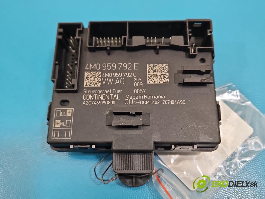 Audi Q7 2015- 3.0 TFSI CRE: 333KM: automatic 245 kW 2995 cm3 5- riadiaca jednotka ostatné 4M0959792E