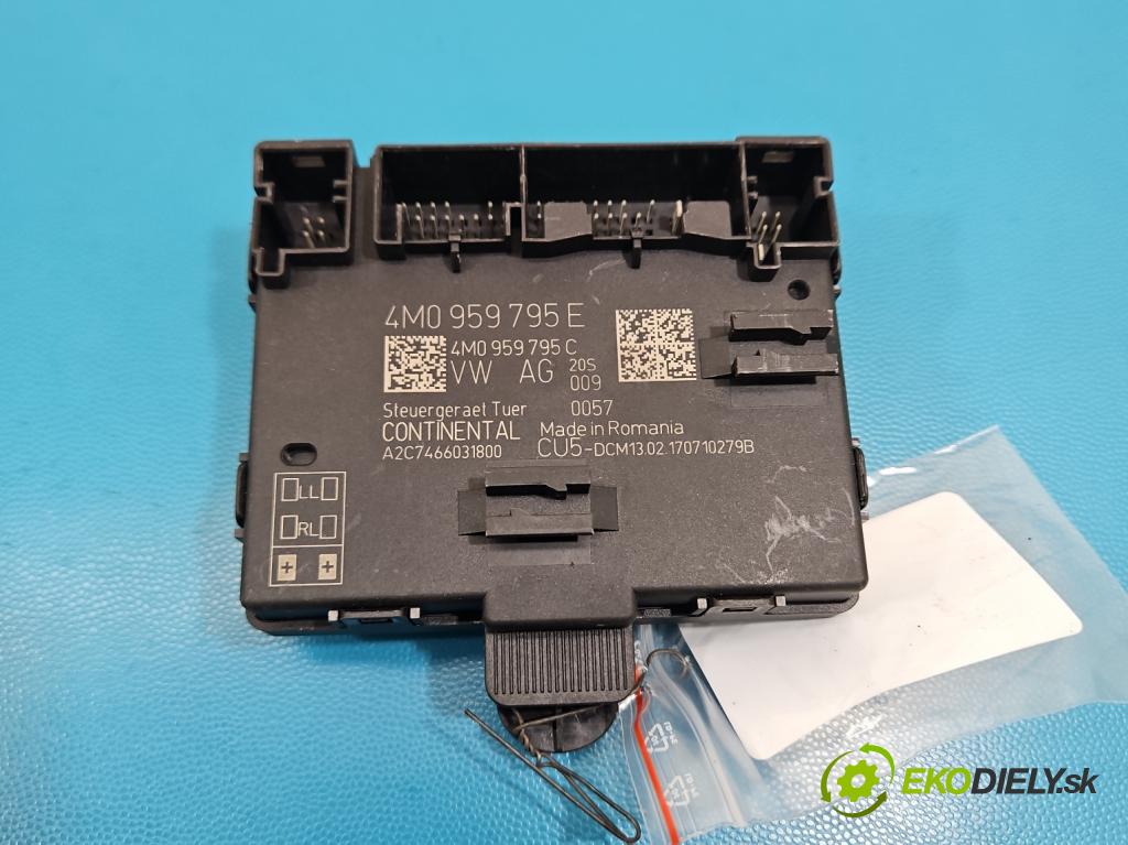 Audi Q7 2015- 3.0 TFSI 333KM: automatic 245 kW 2995 cm3 5- riadiaca jednotka ostatné 4M0959795E