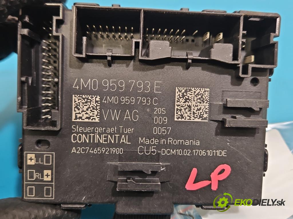 Audi Q7 2015- 3.0 TFSI 333KM: automatic 245 kW 2995 cm3 5- riadiaca jednotka ostatné 4M0959793E