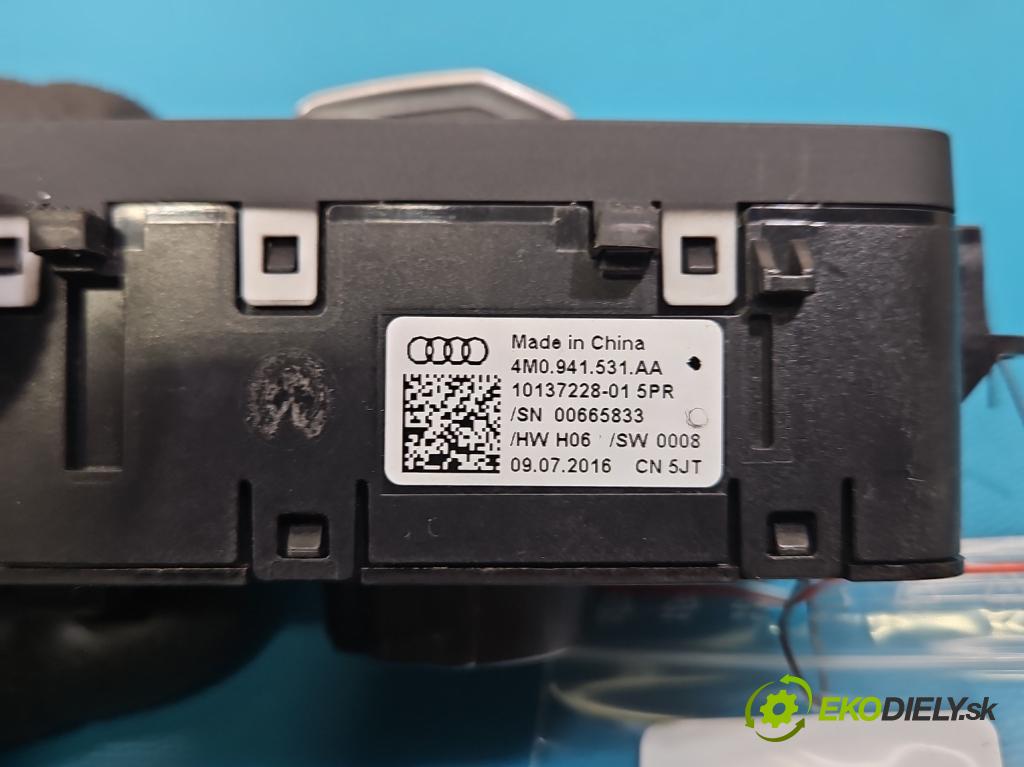 Audi Q7 2015- 3.0 TFSI 333KM: automatic 245 kW 2995 cm3 5- Přepínač světel na deska: 4M0941531AA