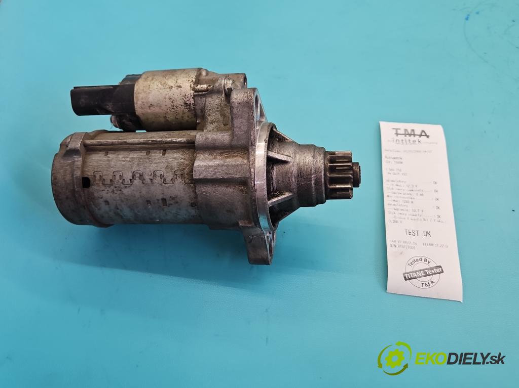 Vw Golf VII 2012-2020 1.2 TSI 86 hp manual 63 kW 1197 cm3 5- startér: 428000-8853 (Startér)