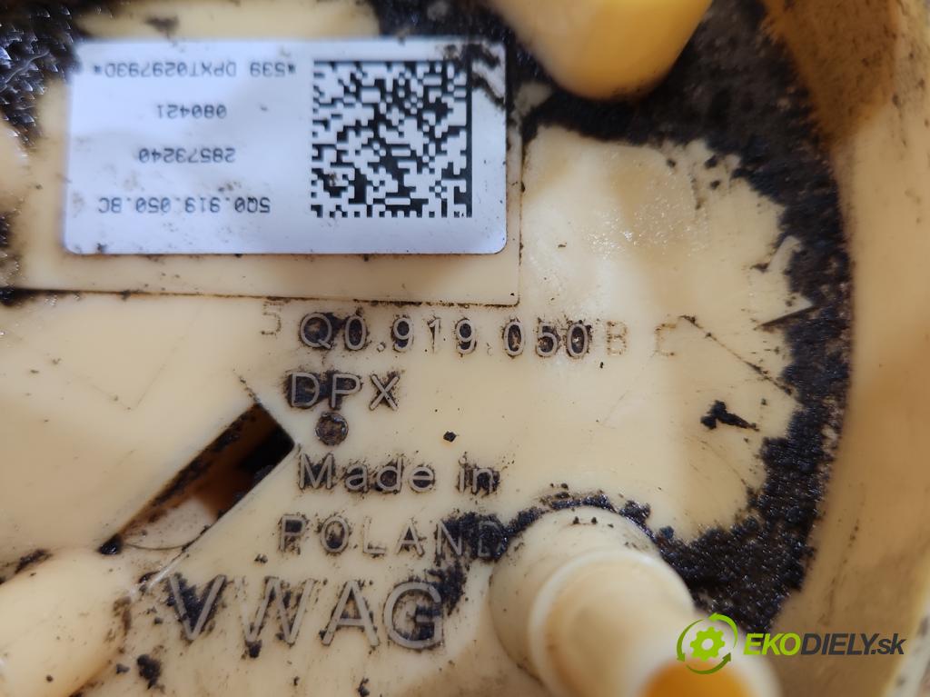 Skoda Octavia IV 2019- 2.0 TDI 116 HP manual 85 kW 1968 cm3 5- čerpadlo palivo 5Q0919050BC