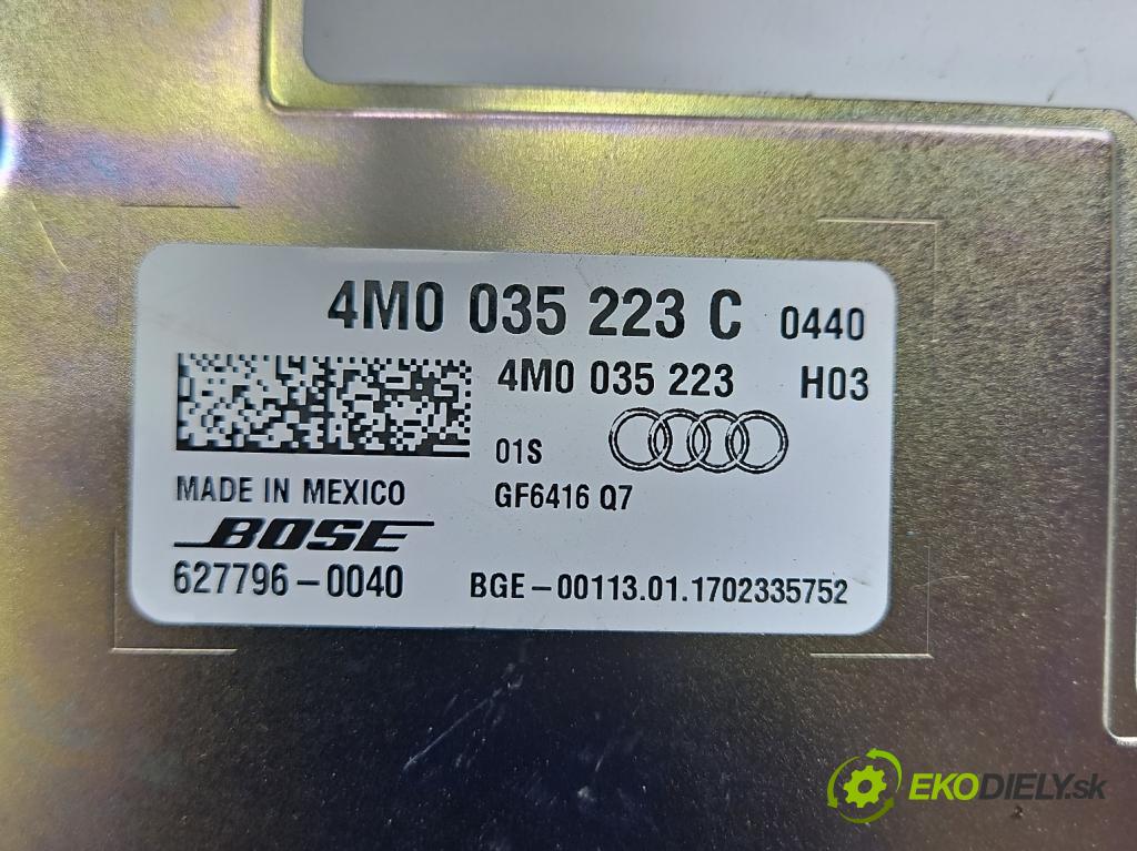 Audi Q7 2015- 3.0 TFSI CRE: 333KM: automatic 245 kW 2995 cm3 5- Zesilovač: 4M0035223C (Zosilňovač)