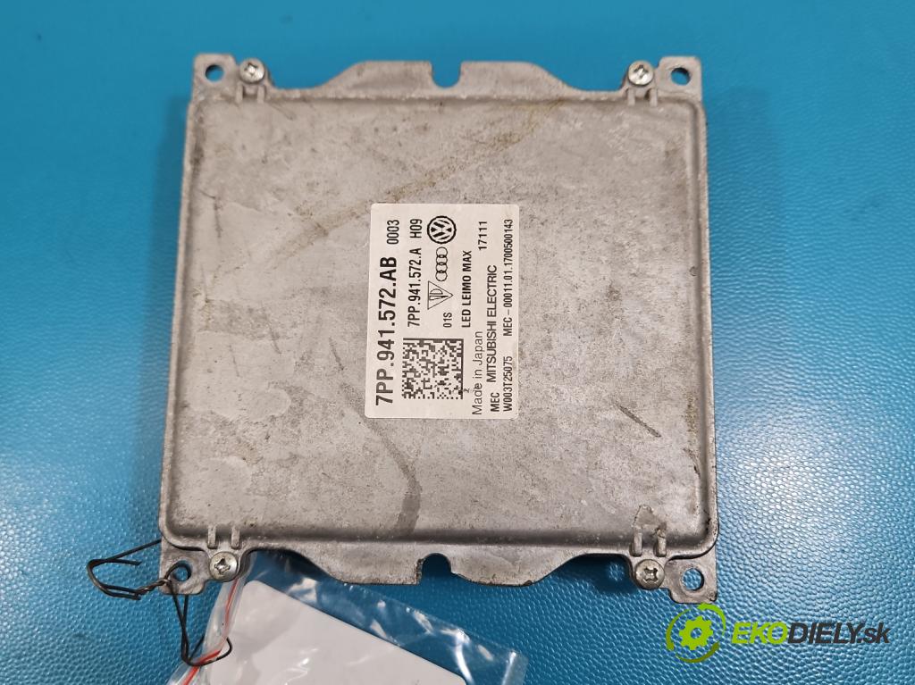 Audi Q7 2015- 3.0 TFSI CRE: 333KM: automatic 245 kW 2995 cm3 5- modul lampy: 7PP941572AB