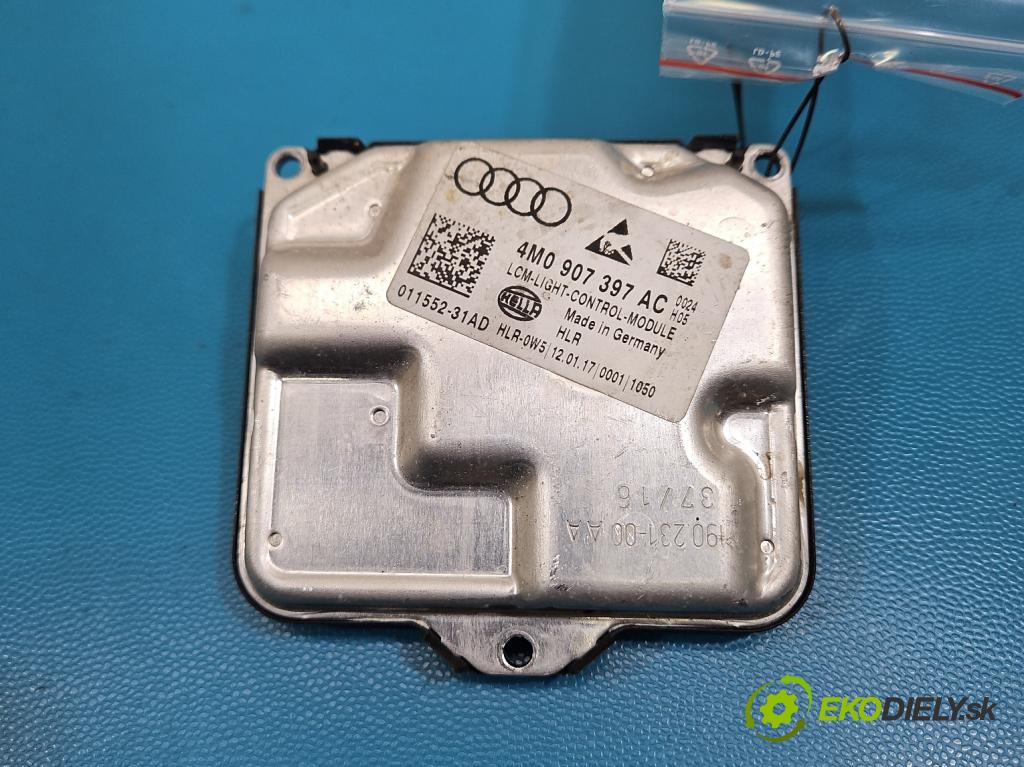 Audi Q7 2015- 3.0 TFSI CRE: 333KM: automatic 245 kW 2995 cm3 5- modul lampy: 4M0907397AC