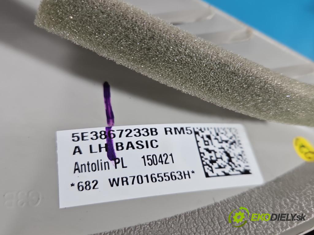 Skoda Octavia IV 2019- 2.0 TDI 116 hp manual 85 kW 1968 cm3 5- kryt plastová 5E3867233B