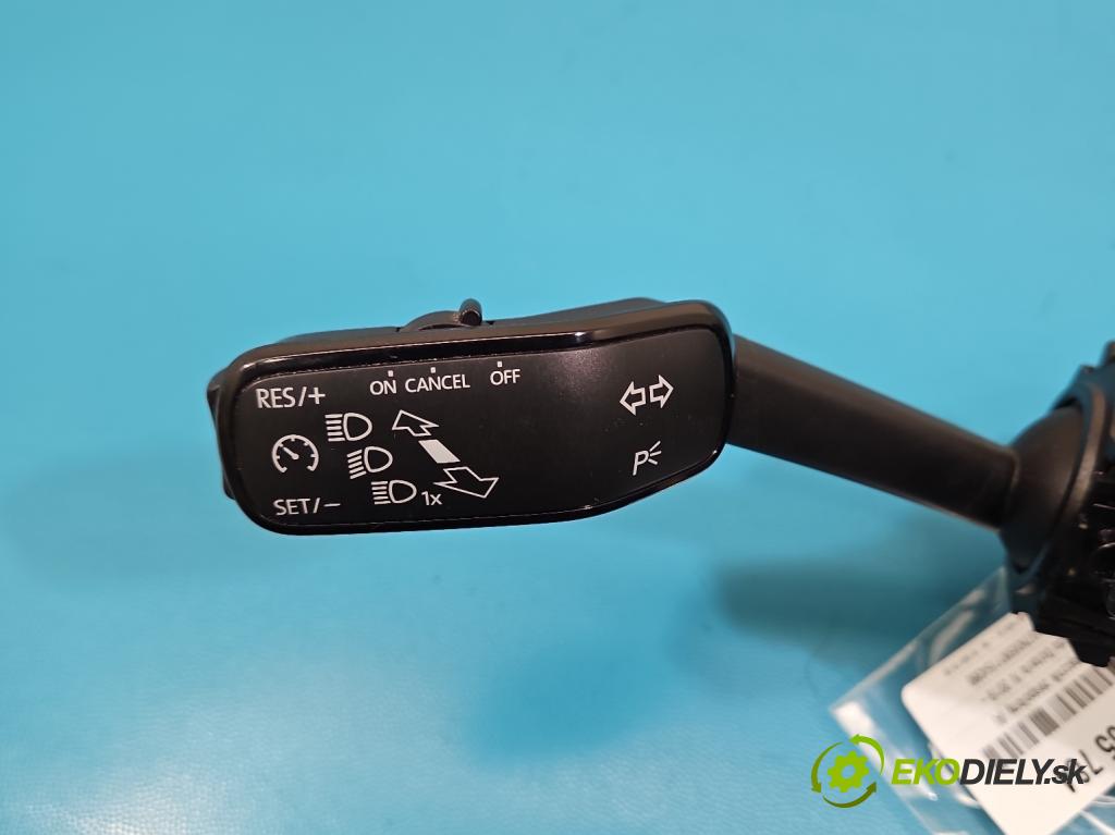 Skoda Octavia IV 2019- 2.0 TDI 116 HP manual 85 kW 1968 cm3 5- prepínač komplex: 5Q1953507ED (Prepínacie páčky pod volantom)