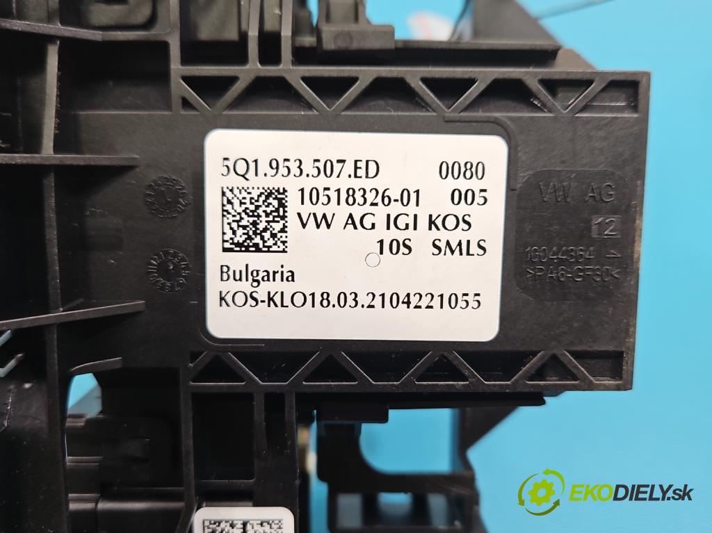 Skoda Octavia IV 2019- 2.0 TDI 116 HP manual 85 kW 1968 cm3 5- prepínač komplex: 5Q1953507ED (Prepínacie páčky pod volantom)